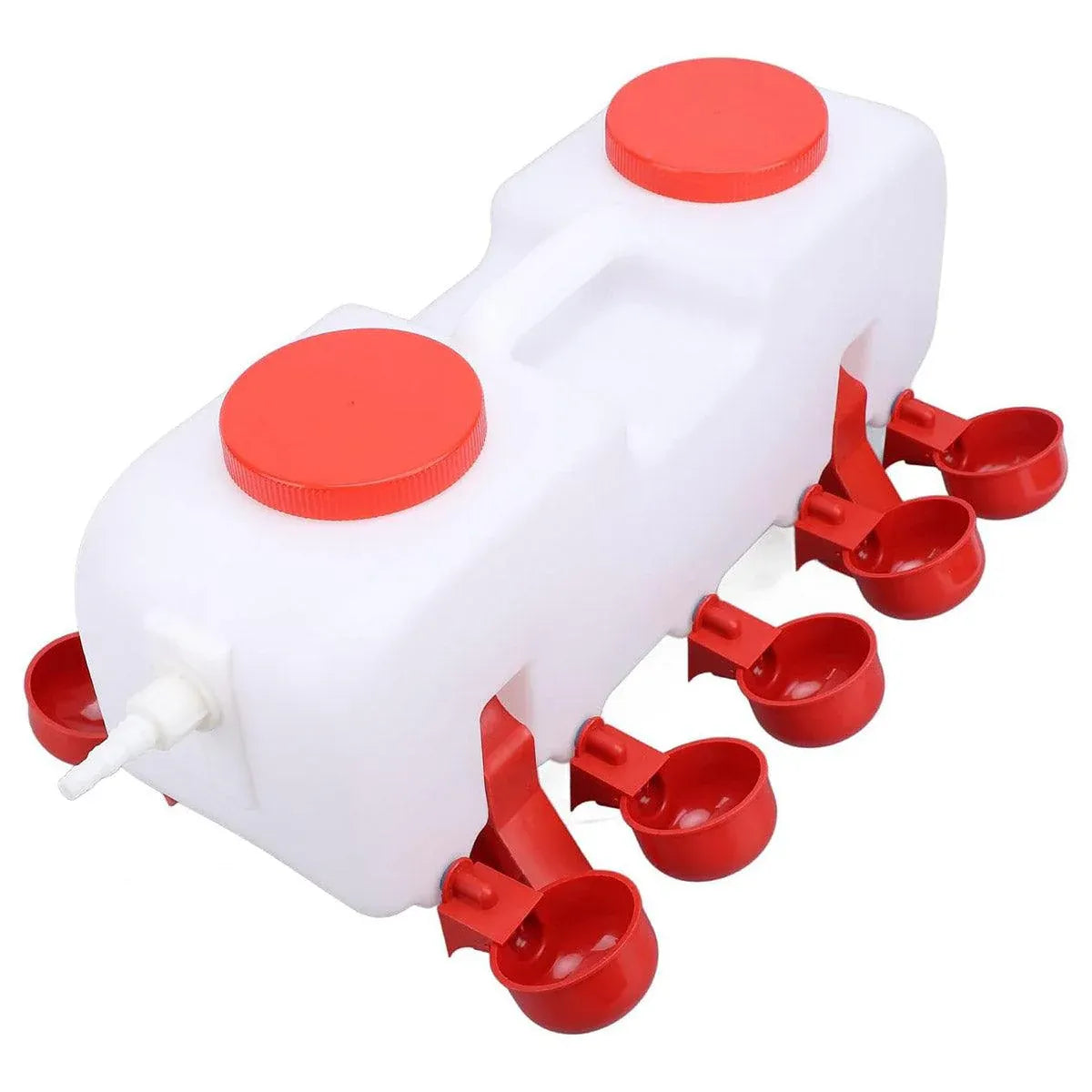 10L Automatic Poultry Waterer with 5 Cups