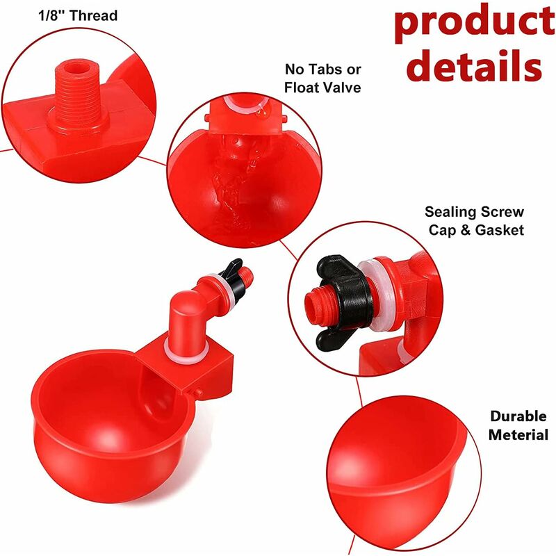 Automatic Poultry Drinking Bowl for Chickens