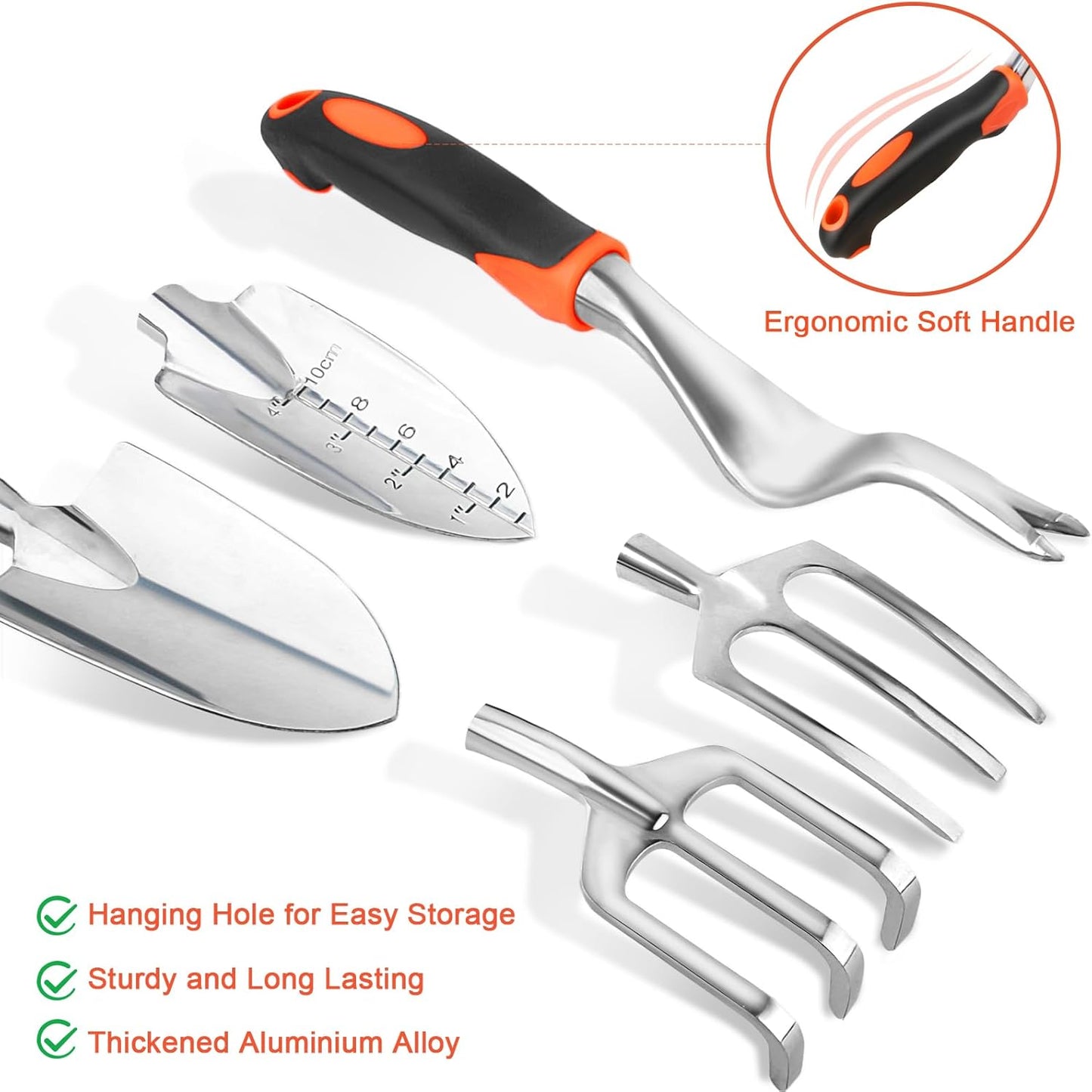 Complete Garden Tool Set with Bag & Gloves