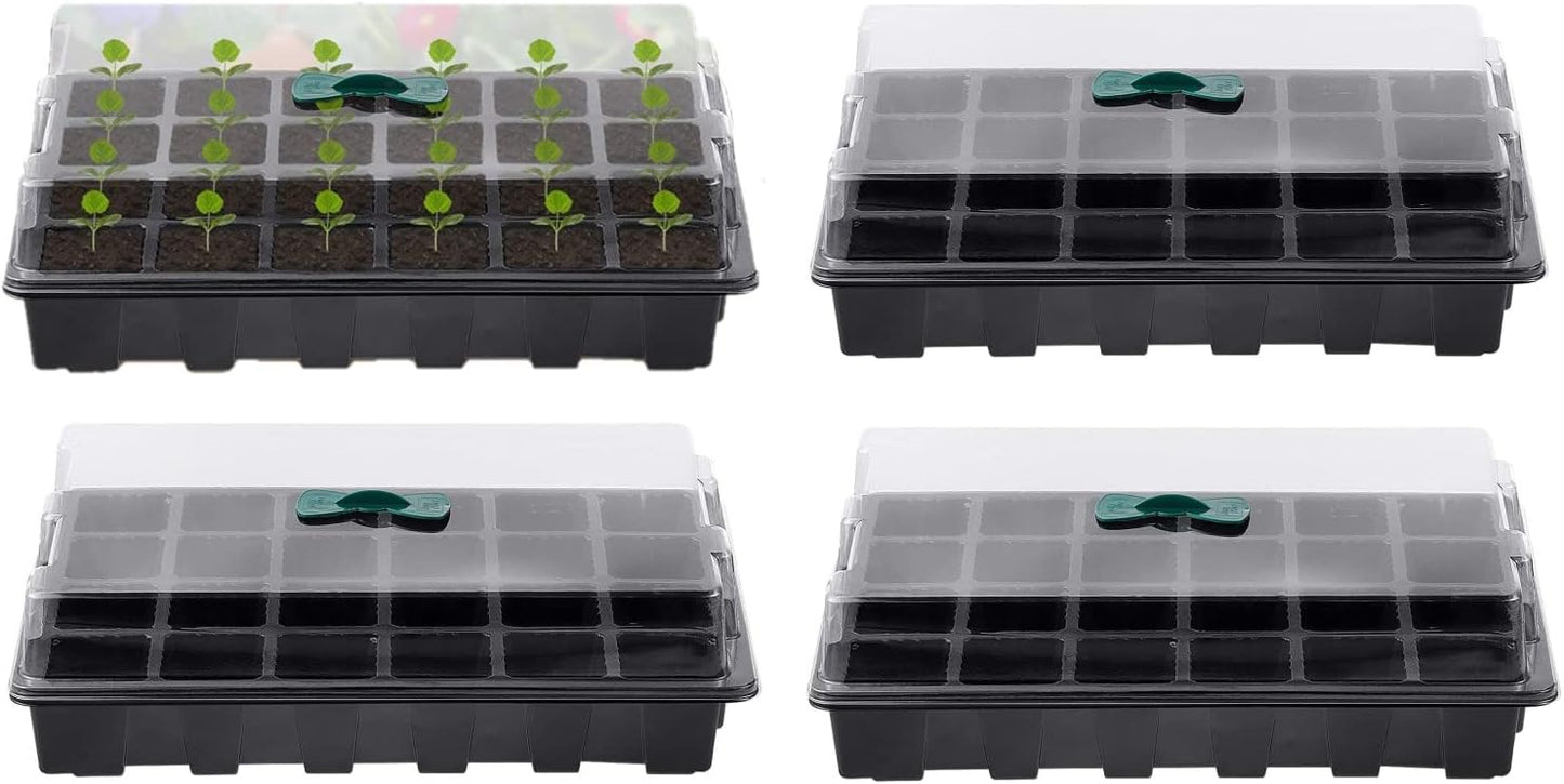 24-Cell Seed Starter Tray with Humidity Dome