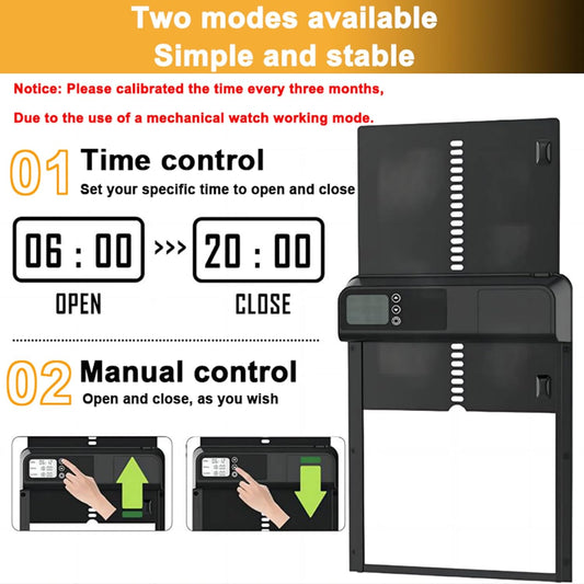 CARLA HOME Automatic Chicken Coop Door with Timer