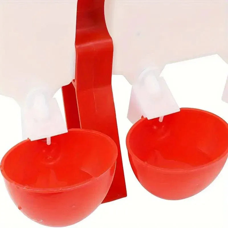 10L Automatic Poultry Waterer with 5 Cups