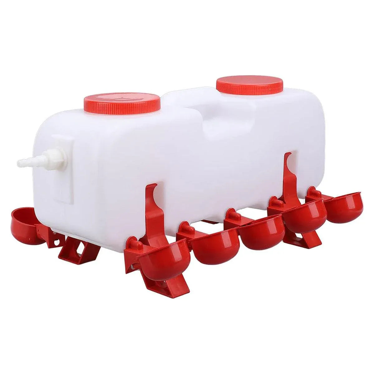 10L Automatic Poultry Waterer with 5 Cups