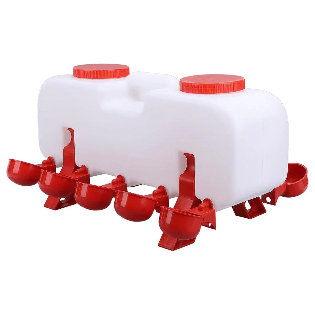 10L Automatic Poultry Waterer with 5 Cups