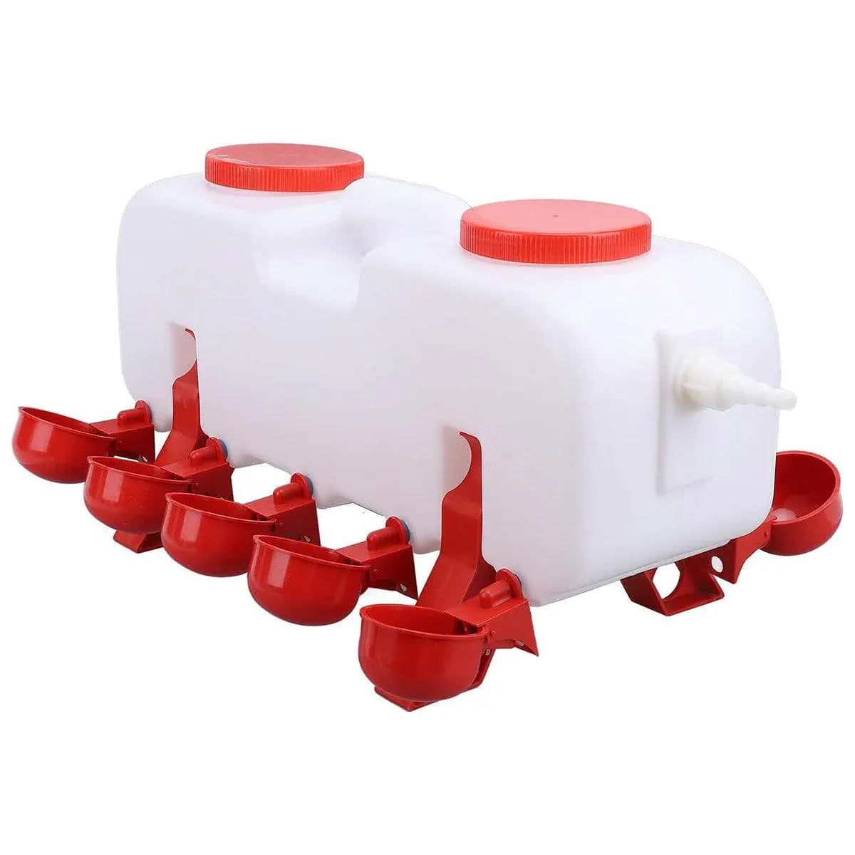 10L Automatic Poultry Waterer with 5 Cups