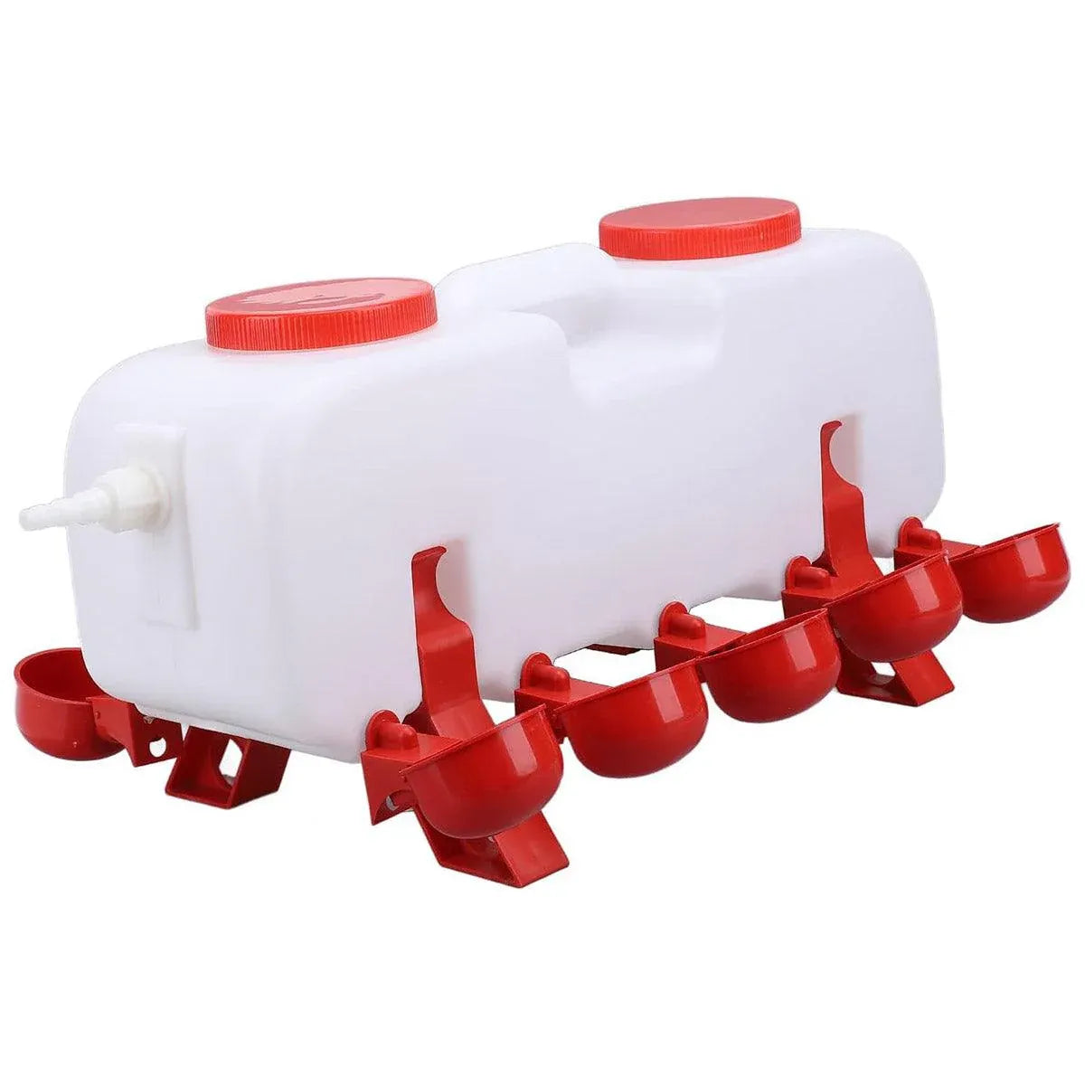 10L Automatic Poultry Waterer with 5 Cups