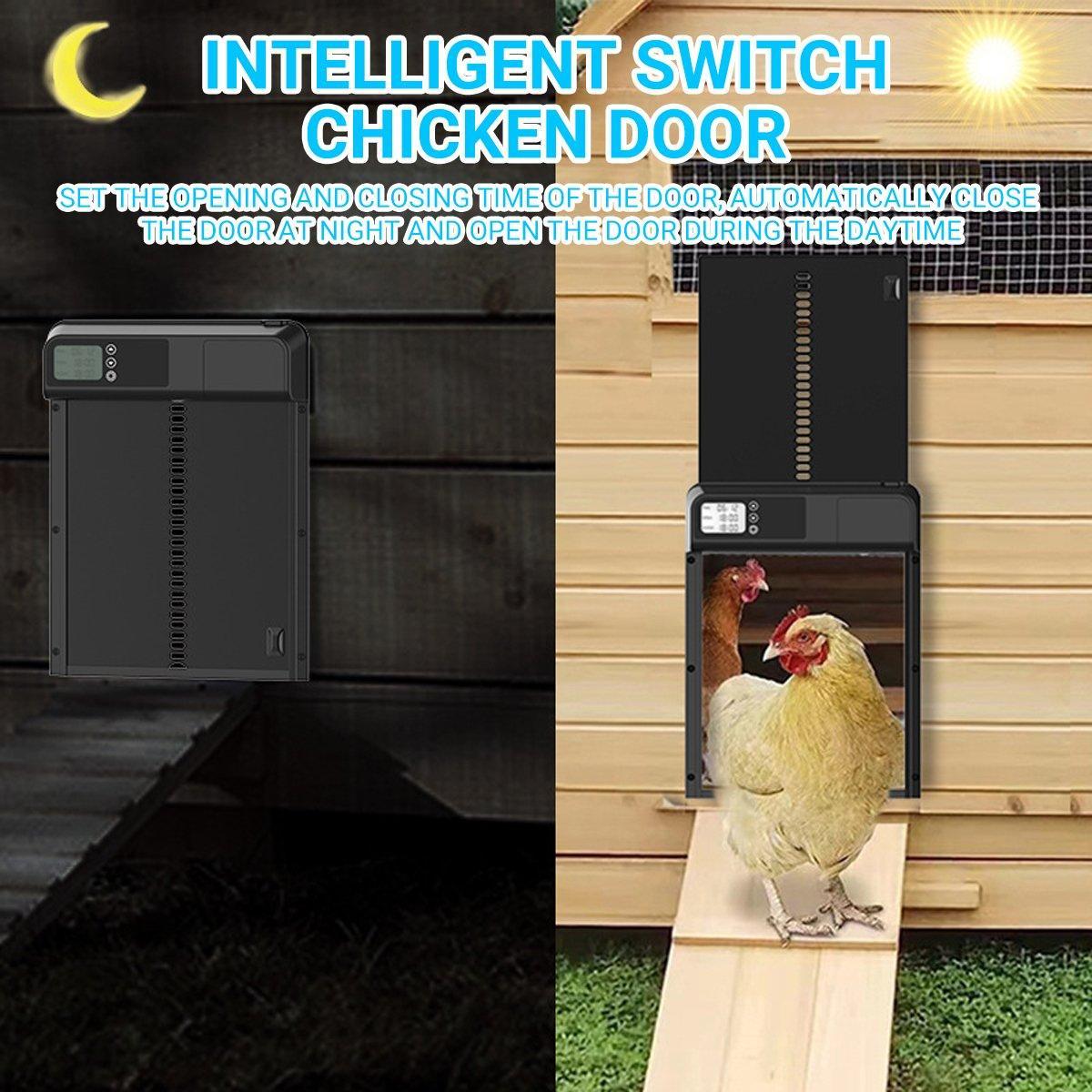 Automatic Stainless Steel Chicken Coop Door