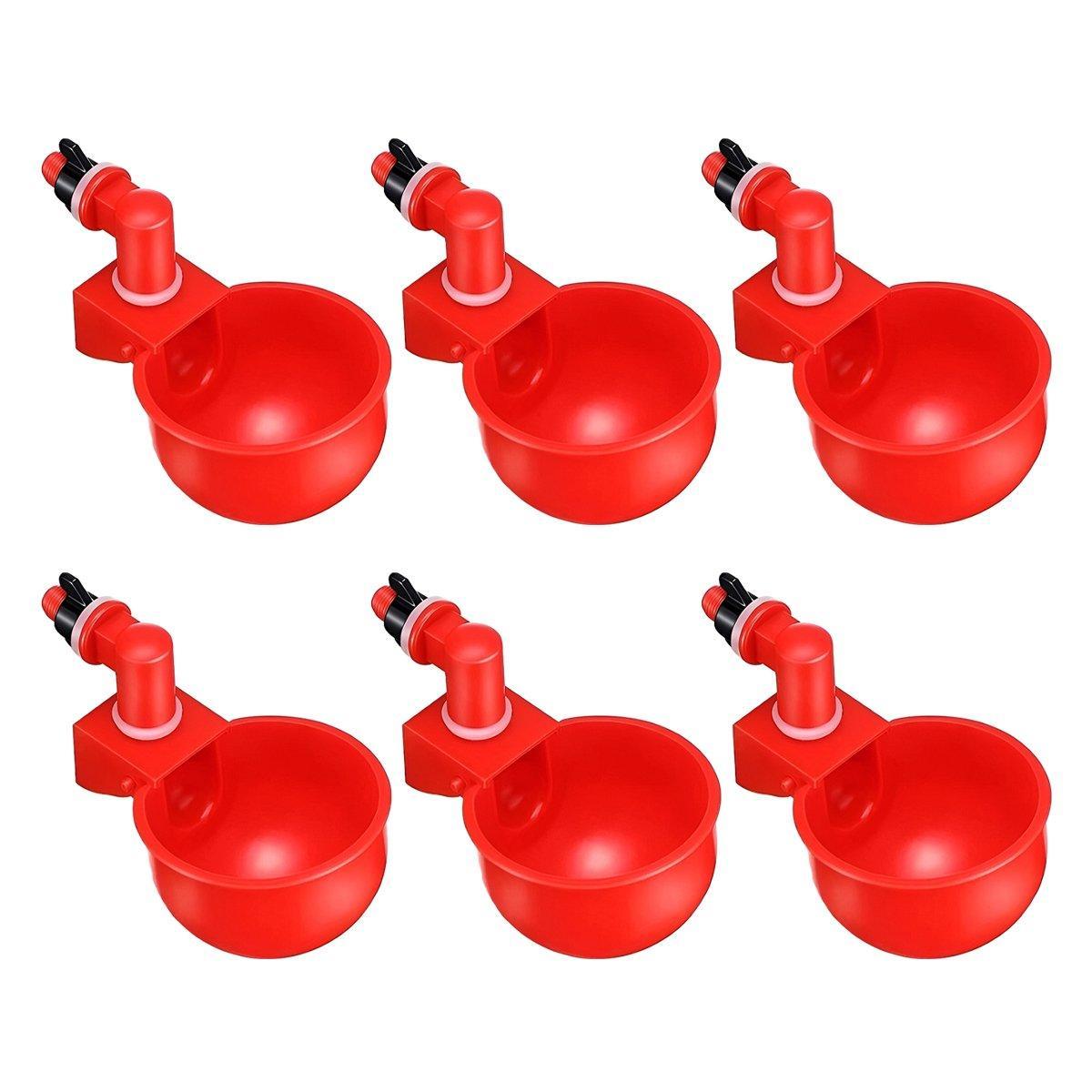 6-Pack Automatic Chicken Water Cups