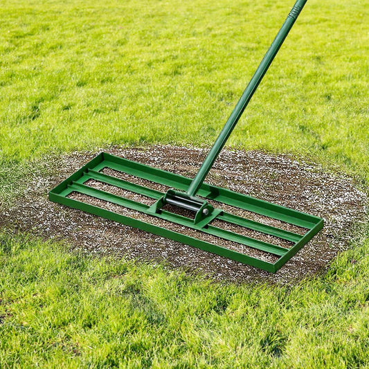 VEVOR Heavy Duty Lawn Leveling Rake 30 Inch