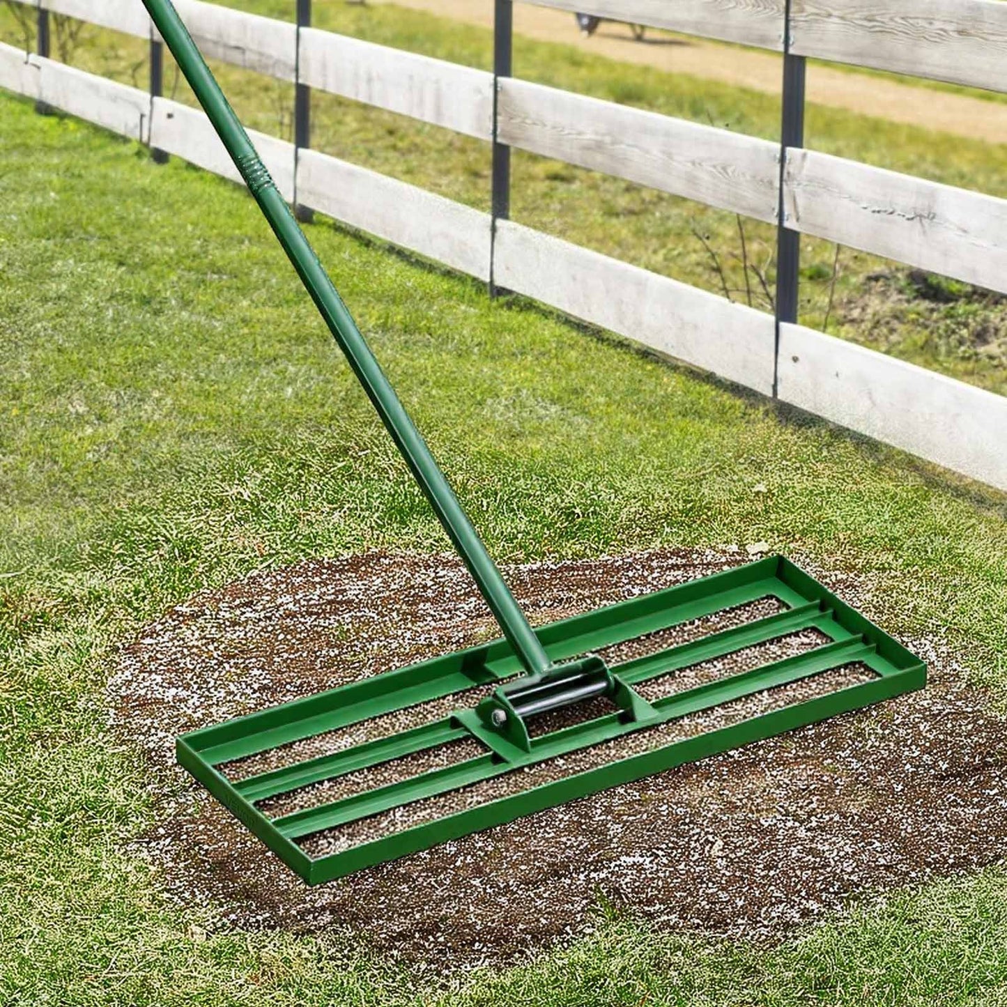 VEVOR Heavy Duty Lawn Leveling Rake 30 Inch