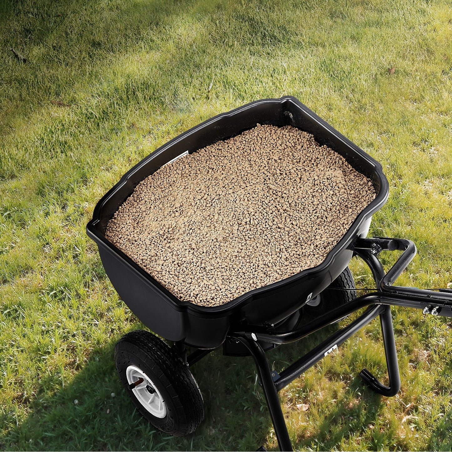 Heavy Duty Push Broadcast Spreader 60lb