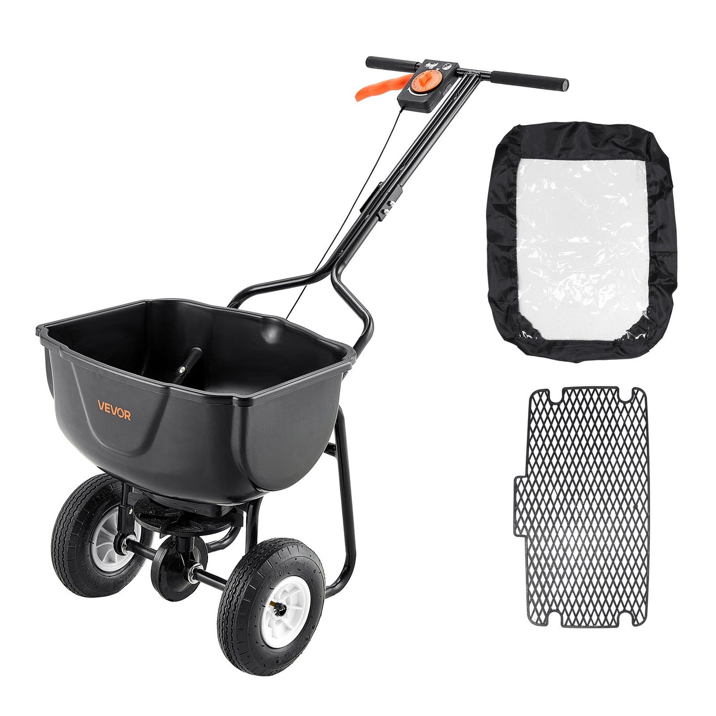 Heavy Duty Push Broadcast Spreader 60lb
